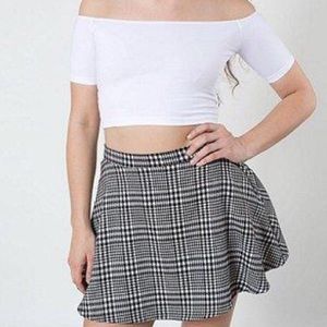 5/$15 American Apparel houndstooth circle skirt
